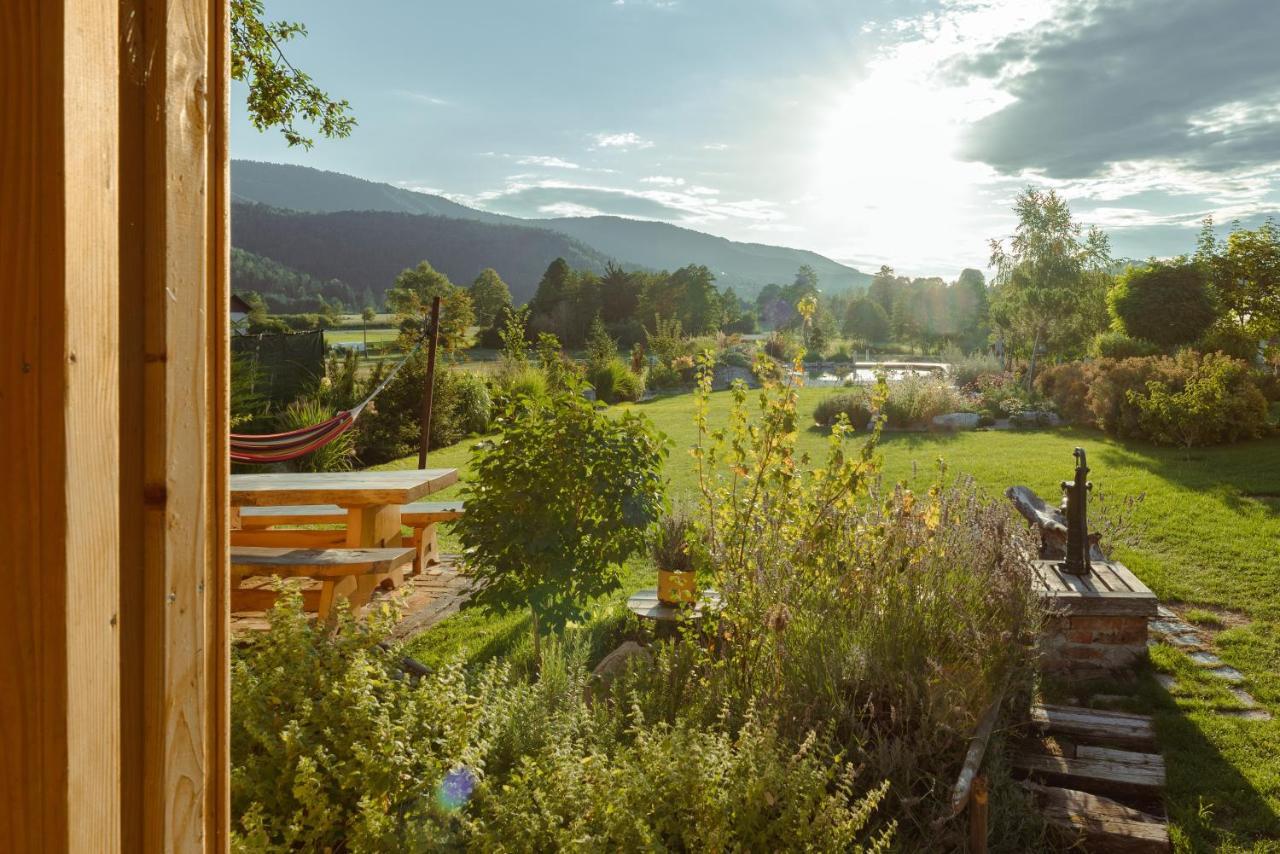 Glamping Happiness With Natural Pool Ribnica Экстерьер фото